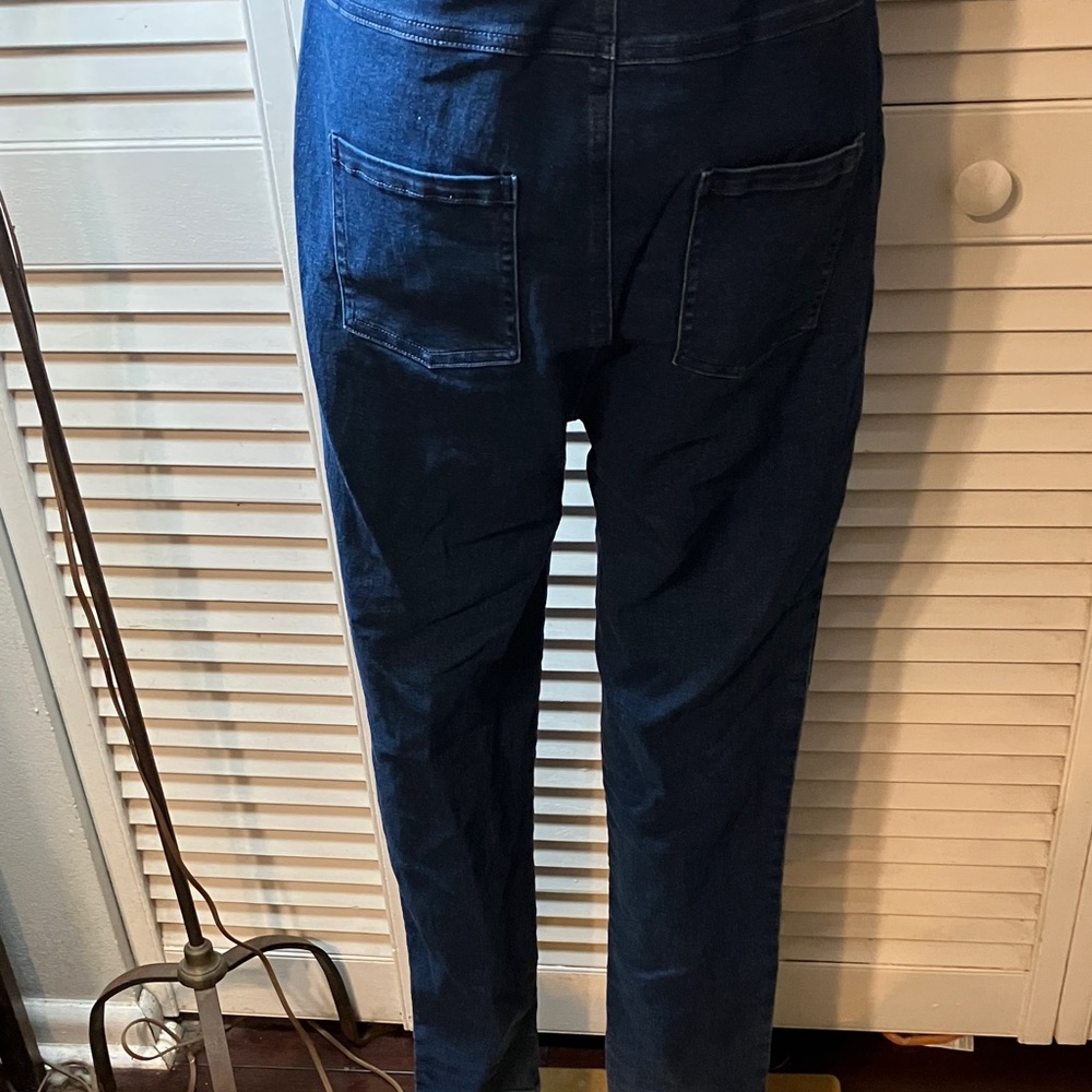 Fashion Nova Classic Blue Denim Jumpsuit - Picture 12 of 15